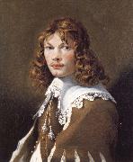 Karel Dujardin Portrait of a Young Man oil